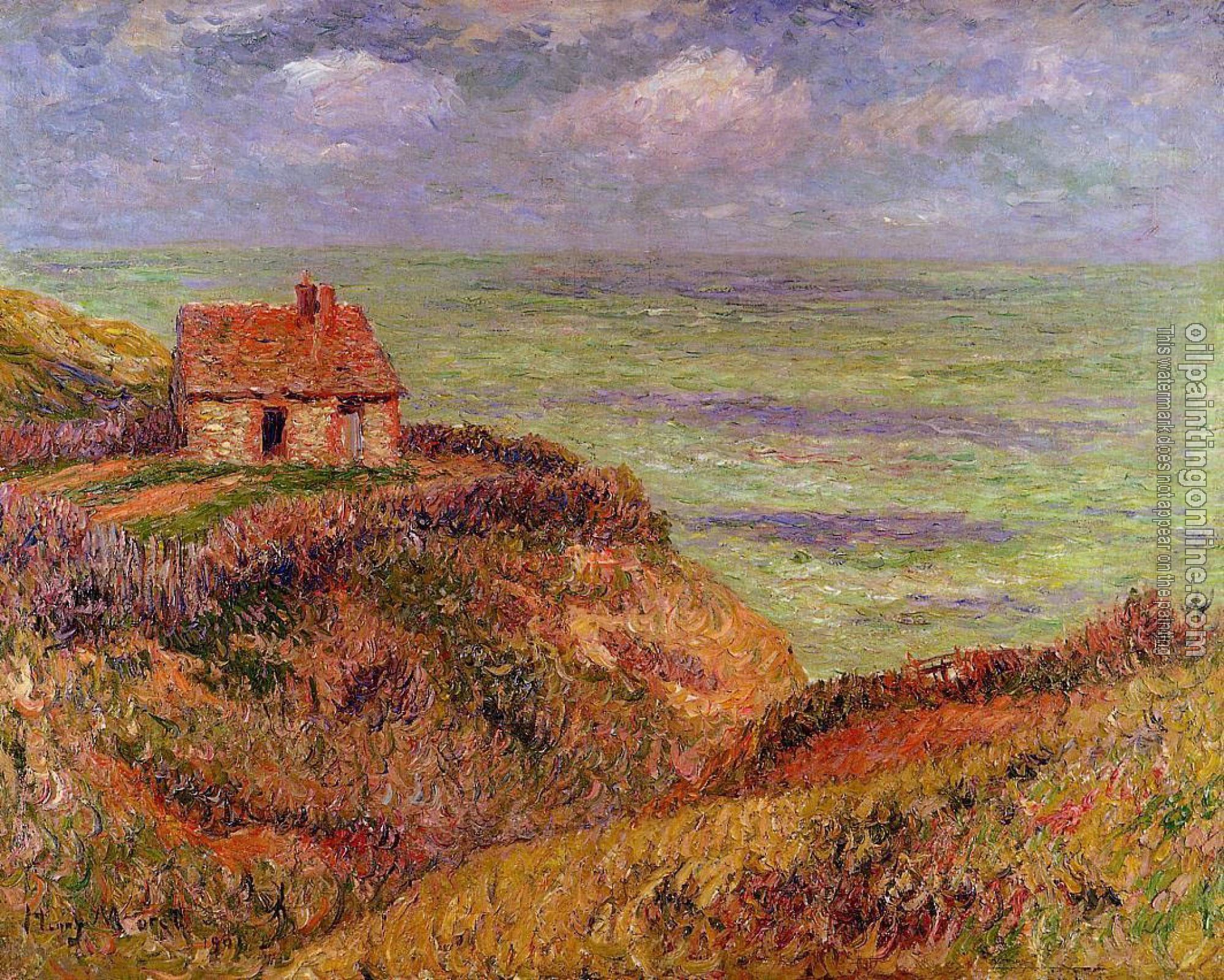 Moret, Henri - Cliffs of Moelian, Finistere